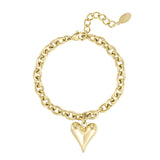 Love Rules Bracelet Gold