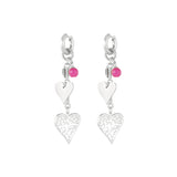 Love Signature Earrings Silver