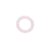 Rubber Twist Haarelastiekjes 6-Pack Shiny Lila Pink