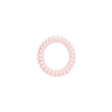 🎁 Rubber Twist Haarelastiekjes 6-Pack Shiny Baby Pink (100% off)