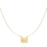 Secret Note Necklace Gold