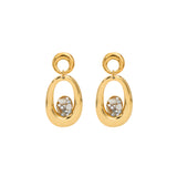 Shell River Earrings Gold