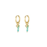 Summer Madness Earrings Gold &amp; Green