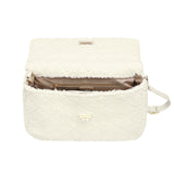 Teddy Flap Bag Goldkette Soft Brown