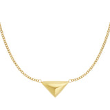 Triangle Love Necklace Gold