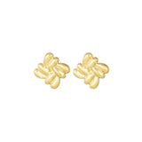 Viral Print Earrings Gold