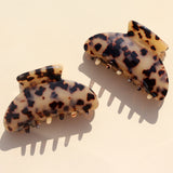 Hair clip Basic Oval Tortoise