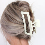 Hair Clip Matte Straight XXL Beige Baby