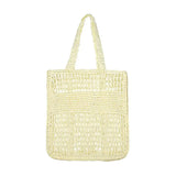 Tote Bag Crochet White Paper