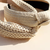 Headband Raffia Open Summer