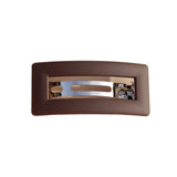 Hair Clip Matte Brown