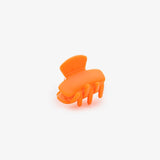 Hair Clip Small Neon Orange