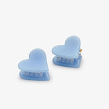 Haarspange Duo Heart Cloudy Blue