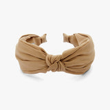 Headband Soft Suede Soft Brown