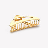 Hair clip Triangle Shiny Gold