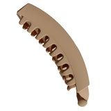 Hairclip Banana Matte Camel Brown