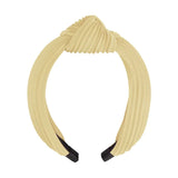 Headband Ribbed Beige